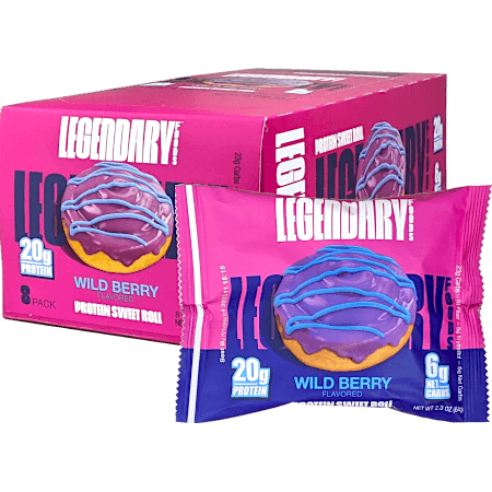Protein Sweet Roll (Box of 8) - Wild Berry Flavored